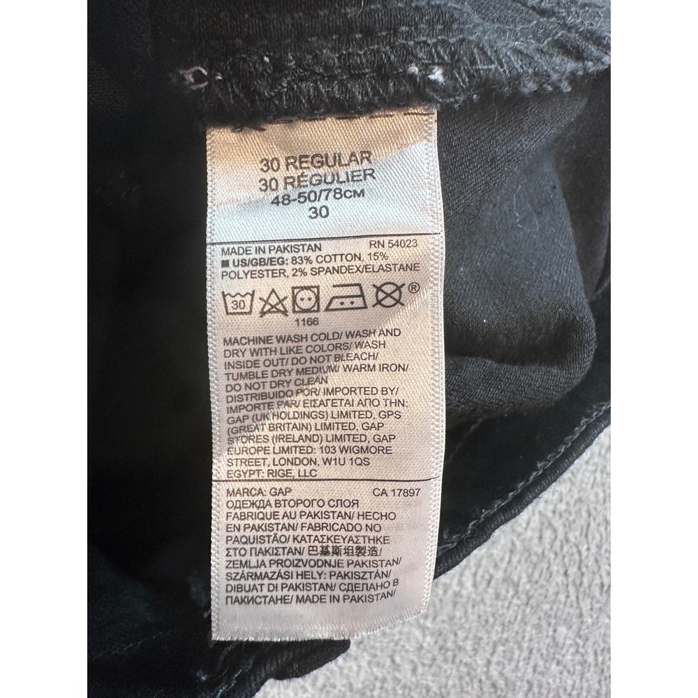 Gap Denim Favorite Jegging Skinny Jeans Womens 30 Black Wash Denim Mid Rise - Picture 4 of 14